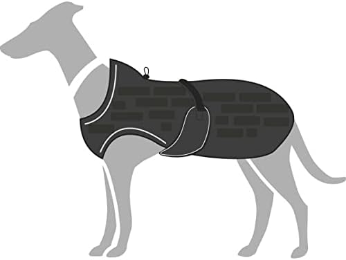 HUNTER Hundemantel Monaco 45, schwarz Schwarz 45, Schwarz 45