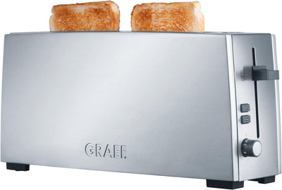 Graef Langschlitz-Toaster TO 90, Edelstahl, silber & WK600EU Wasserkocher, Rostfreier Stahl, 1.5 lit