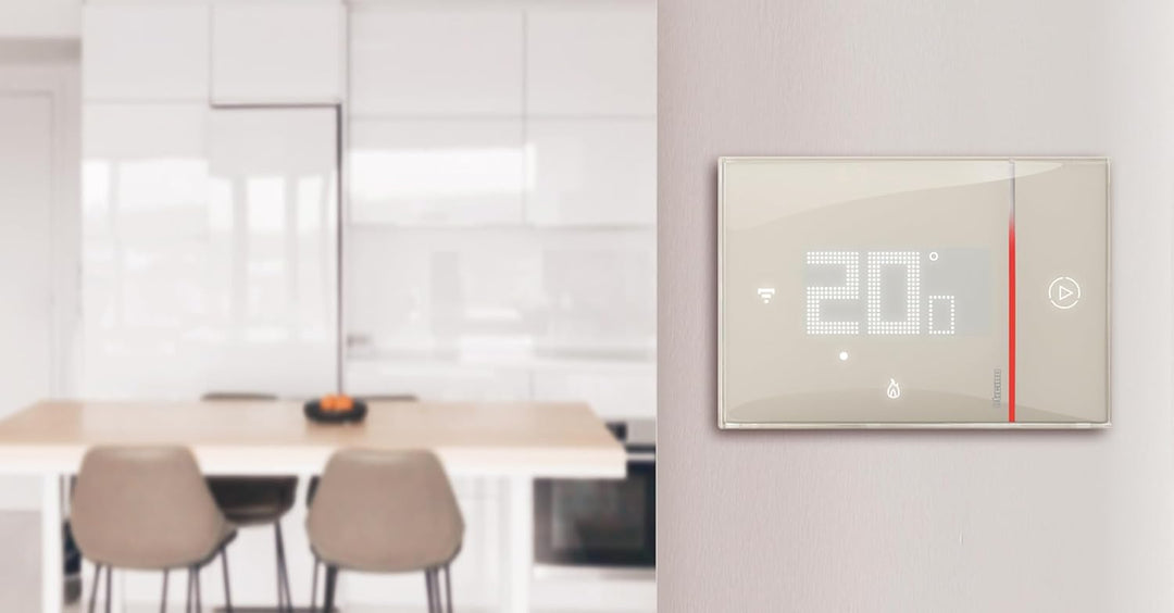 BTicino, Vernetztes Thermostat, WLAN-Schnittstelle, Booster-Funktion, programmierbare Temperatursteu