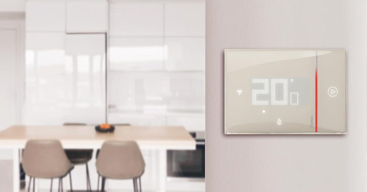BTicino, Vernetztes Thermostat, WLAN-Schnittstelle, Booster-Funktion, programmierbare Temperatursteu