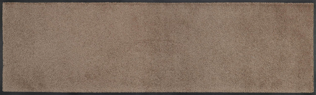 wash+Dry Fussmatte Taupe 35x120cm, innen und aussen, waschbar, beige 35 x 120 cm (Rechteckig), 35 x