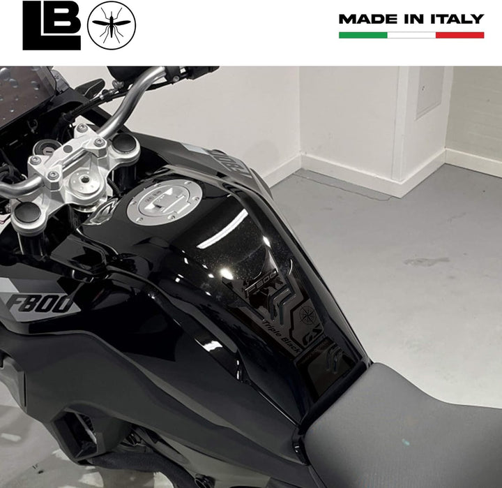 LABELBIKE 3D Aufkleber Motorrad Tankpad kompatibel mit BMW | F800 GS 2024, Harzschutz, Kratzfestigke
