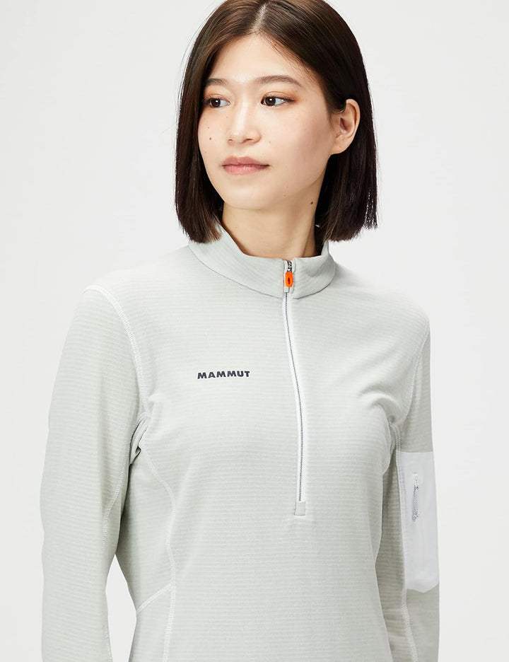 Mammut Damen Aenergy Light Half Midlayer Pullover L White/Highway, L White/Highway