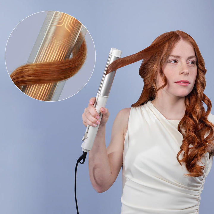 Cecotec Glätteisen RitualCare 2in1 Lisse&Curl, Glätten und Locken, Aussenplatten, MCH-Heizung, Keram