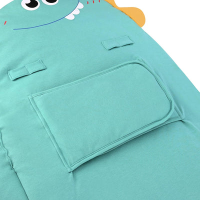 Bebamour Baby Schlafsack 0-18 Monate Niedlich Junge Mädchen Schlafsack Baby Wrap Blanket (Blue Dino/