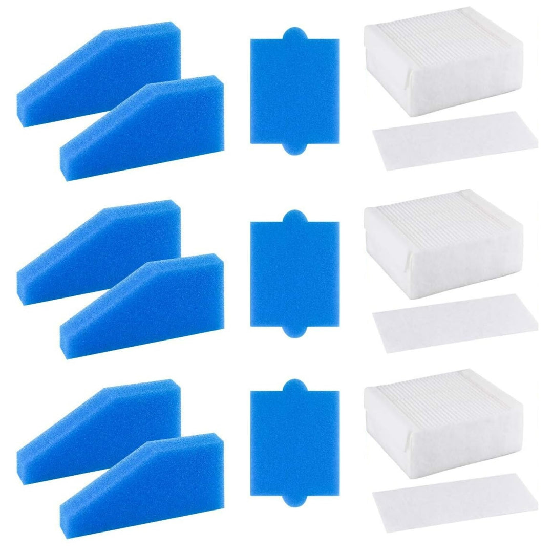 3 Stück Filter Set komplett 5-teilig geeignet für Thomas Staubsauger der Baureihe Aqua+,Alternative