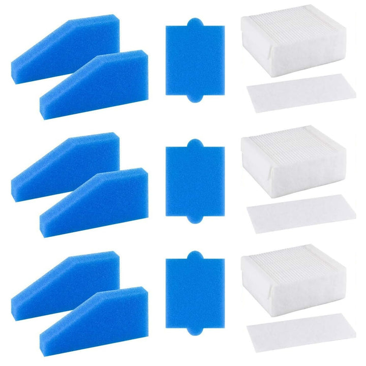 3 Stück Filter Set komplett 5-teilig geeignet für Thomas Staubsauger der Baureihe Aqua+,Alternative