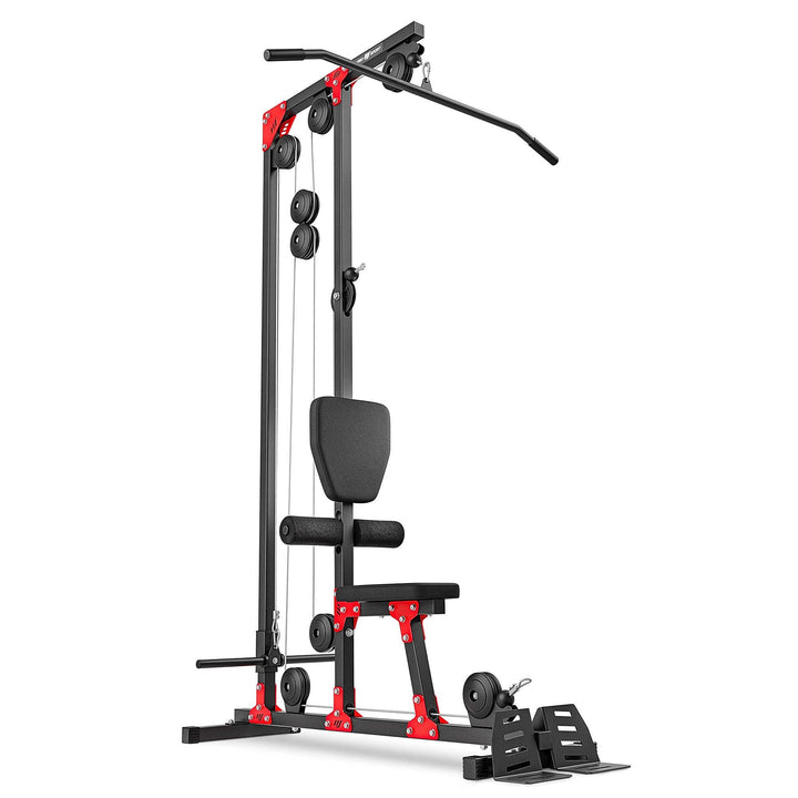 Marbo Sport - Latzug Station, Klimmzugstange Hantelbank - Kraftstation für Zuhause - MH-W106 2.0 - S