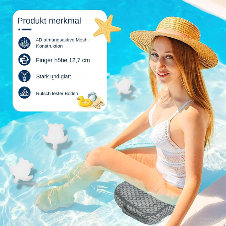 Hot Tub Seat | Spa Sitzerhöhungskissen Für Erwachsene | Schwimmfest rutschfest 3D Luftnetz Sitzaufla