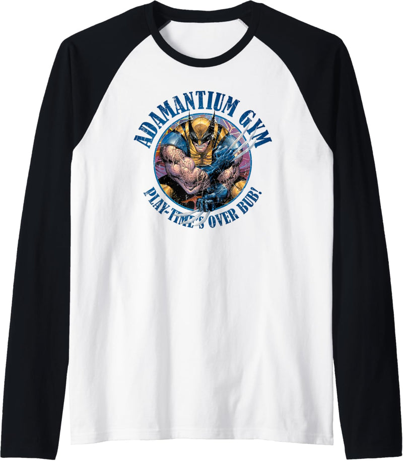 Marvel X-Men Wolverine Adamantium Gym Raglan