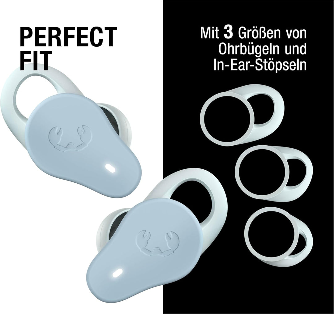 Fresh 'n Rebel Twins Rush, Bluetooth Kopfhörer Sport In-Ear mit Hybrid aktiver Noise Cancelling, Amb