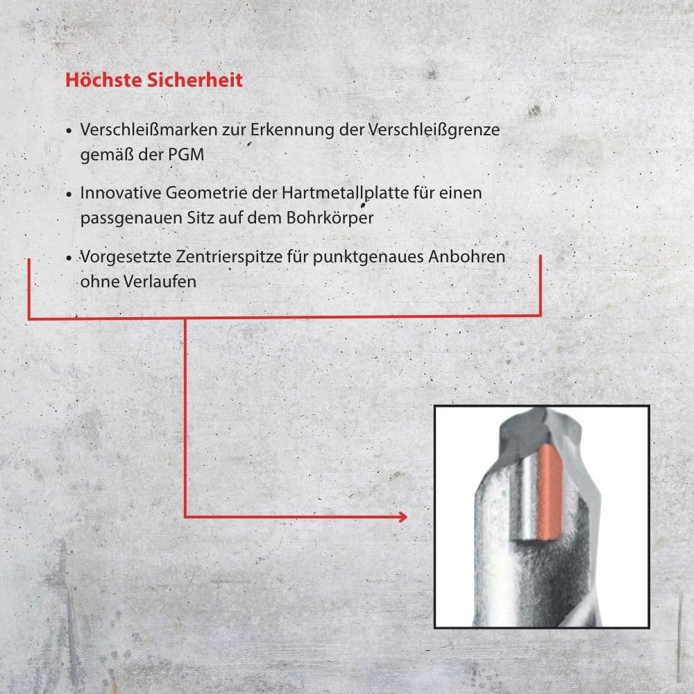 BATIFIX Hammerbohrer SDS-Plus Zweischneider, 12 mm x 160 mm | Zweischneider / Vierschneider Ø5-20 St