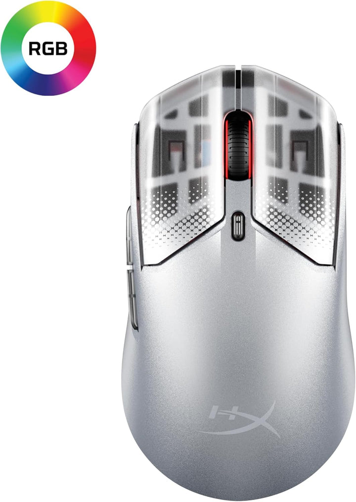 HyperX Pulsefire Haste 2 S Kabellose Gaming-Maus, Magnesiumgehäuse, Ultra-leicht, 64 g, Akku 120 h,