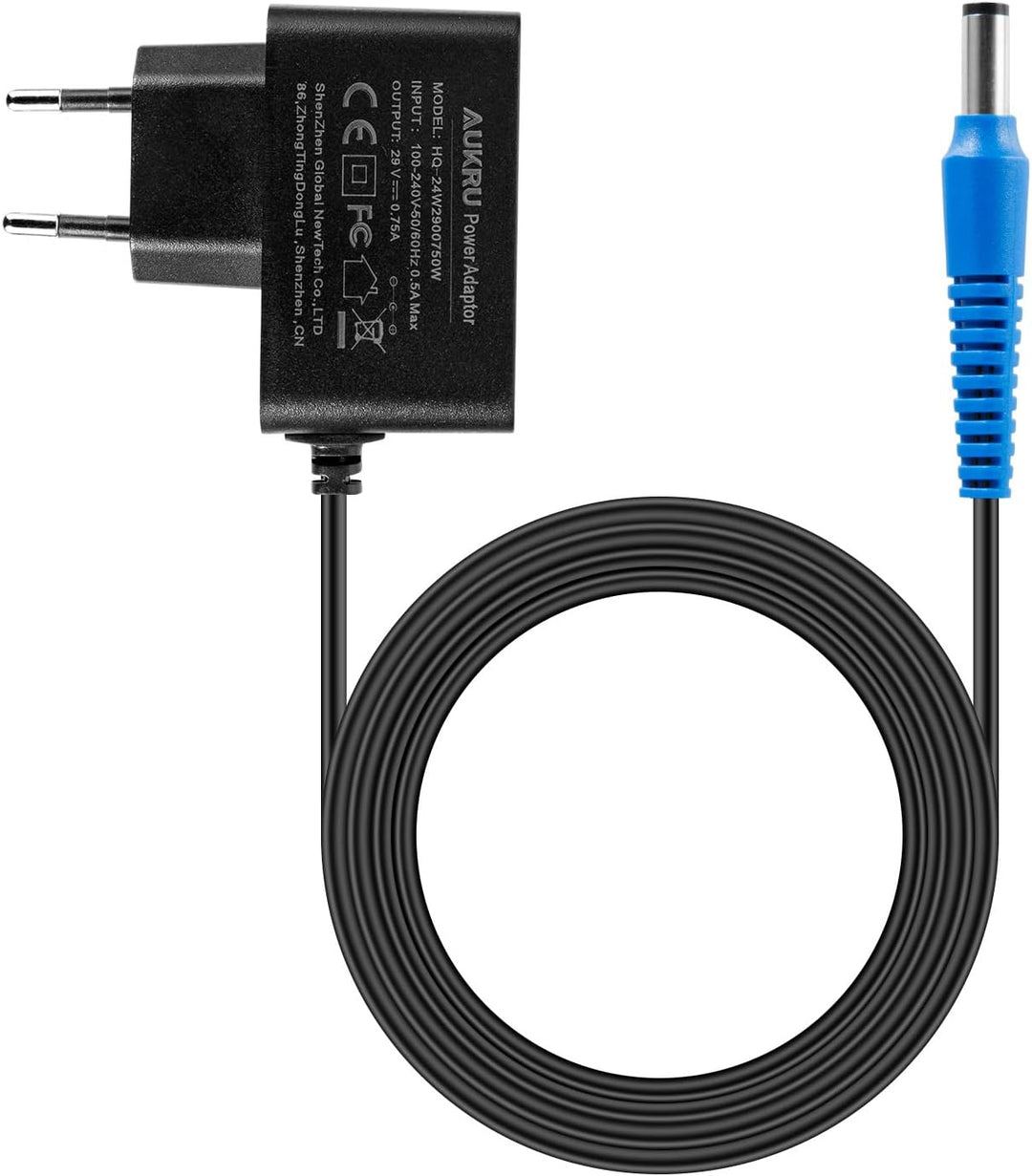 29V RS-RH5664 Ladegerät Kompatibel mit ROWENTA AIR Force 360, 360 MAX, E 560, 560 Flex, 560FLEX, AIR