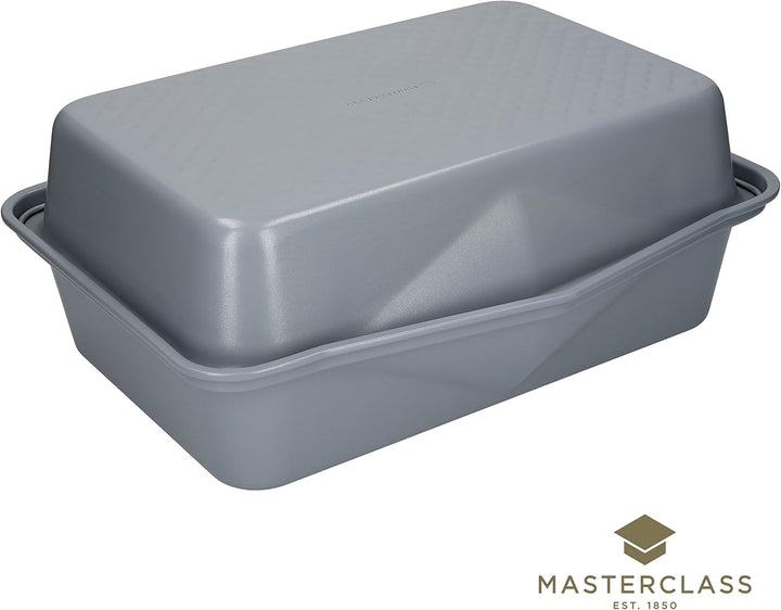 MasterClass Smart Ceramic Roasting Tins mit PTFE-, PFOA- und BPA-freier Antihaftbeschichtung, Karbon