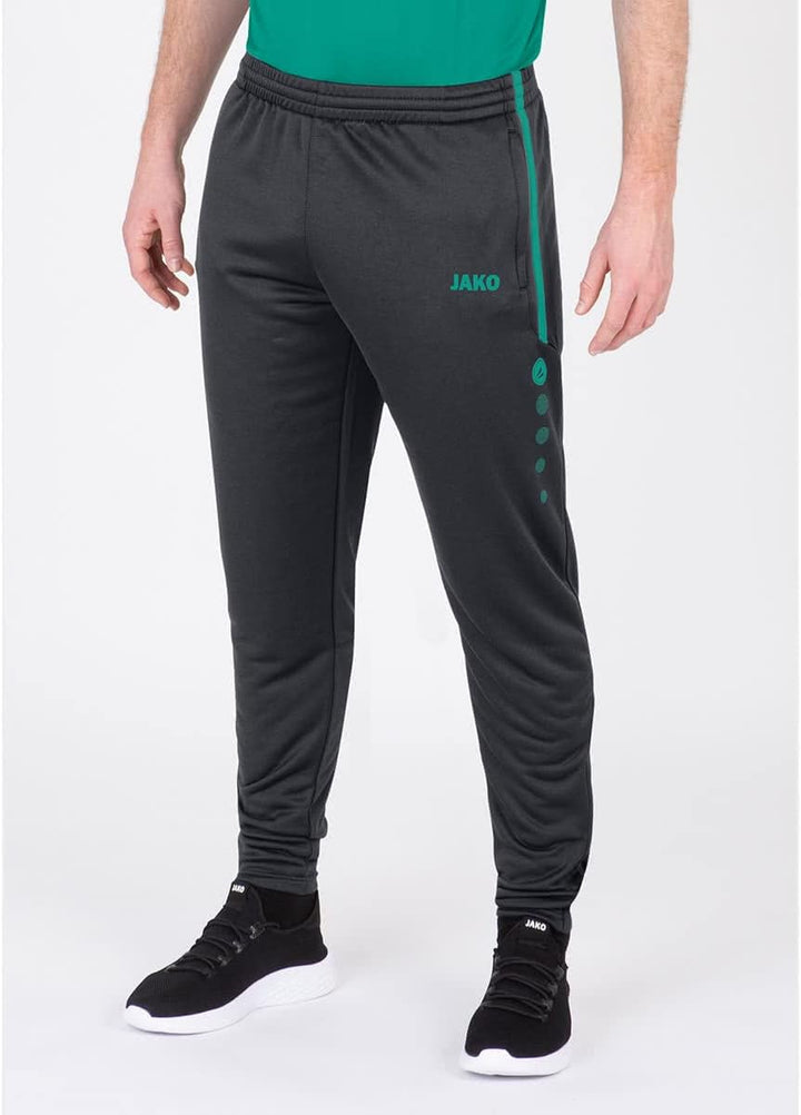 JAKO Herren Trainingshose Active I Sporthose Herren lang mit Elastischem Bund & Seitentaschen I Trai