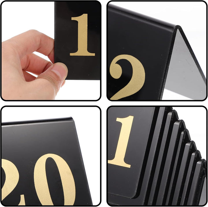 10st Tischnummernschild Aus Acryl Hochzeitsdeko Zeichen Empfangstischnummern Tischnummern Aus Acryl
