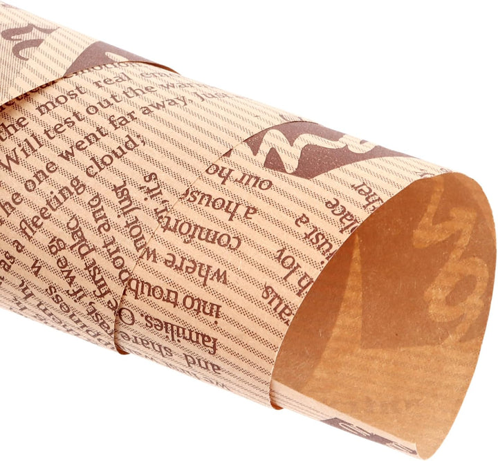 500 Blatt Sandwich Papier, 28 x 38 CM Deli Papierblätter, Hamburgerpapier, Fettdichtes Papier, Leben