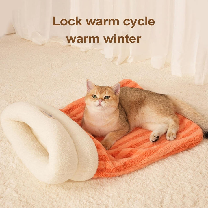 Haustier Schlafsack | Winter Kuschelsack Für Welpen - Waschbarer Katzenschlafsack Für Wohnung Balkon