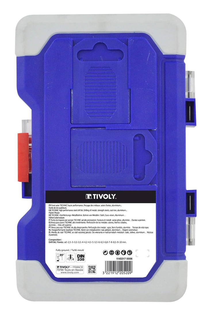 TIVOLY 11453170006 Bohrer-Set, 18 Stück