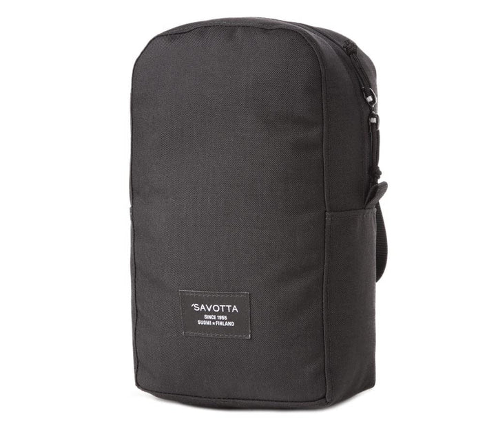 Savotta Verticale L - Zusatztasche für Rucksack - 4L - 1000D Cordura PU Beschichtung Schwarz, Schwar
