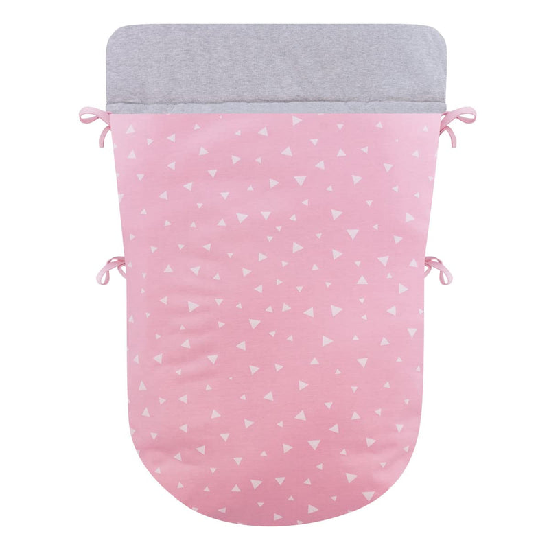 JYOKO KIDS Universal Baby Fusssack für Kinderwagen (PINK SPARKLES, BAUMWOLLE)