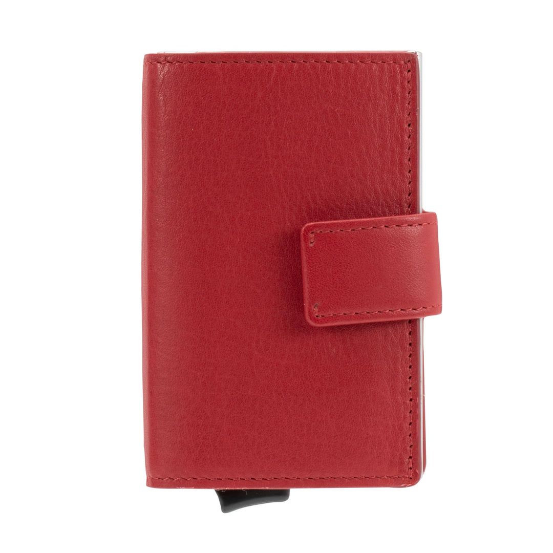 Maitre - unisex e-cage f3 c-three - Slim Wallet - Kartenportmonaie, 6,5X10 Rot