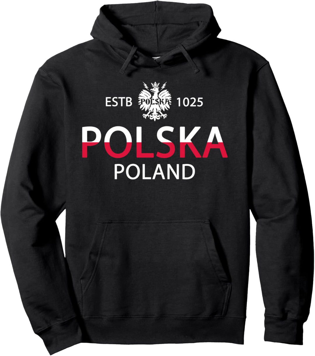 Polish Flag - Polska Eagle - Poland History - Polska Poland Pullover Hoodie