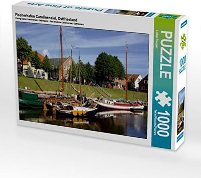 CALVENDO Puzzle Fischerhafen Carolinensiel, Ostfriesland 1000 Teile Lege-Grösse 64 x 48 cm Foto-Puzz