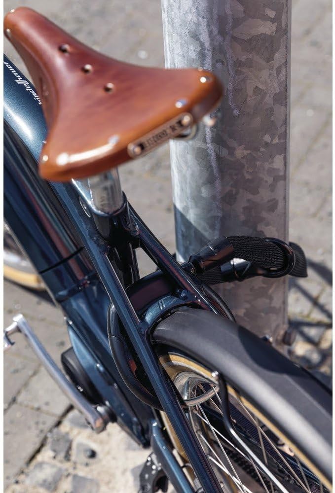 ABUS Rahmenschloss-Einsteckkette IvyTex Adaptor Chain 6KS + Schlosstasche ST5950 - Fahrradschloss mi