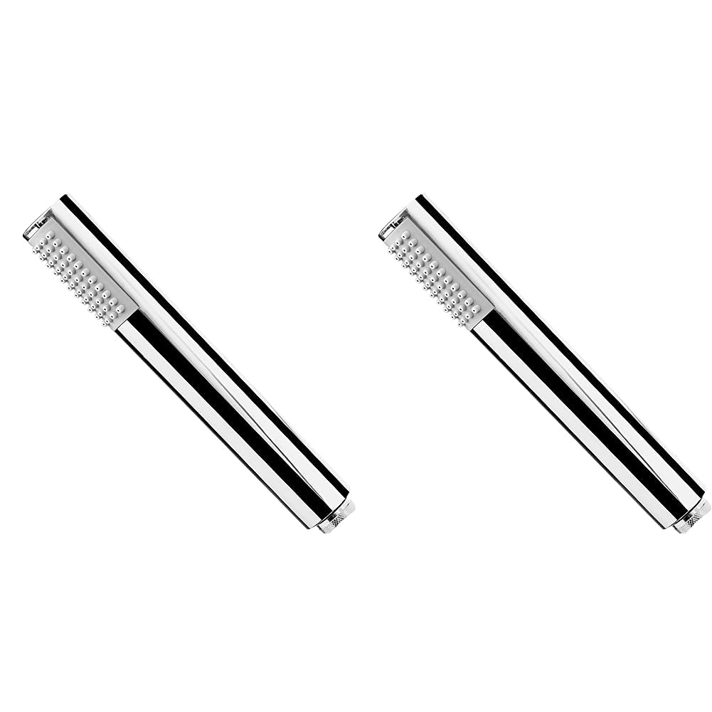 RIDDER Brausekopf, Duschkopf, Handbrause Brasilia, chromfarben, ABS | Anti-Kalk-Noppen | Rostfrei |