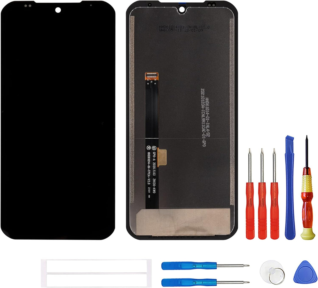 swark LCD Display Kompatibel mit Doogee S86 & S86 Pro (Schwarz ohne Rahmen) Touchscreen Bildschirm D