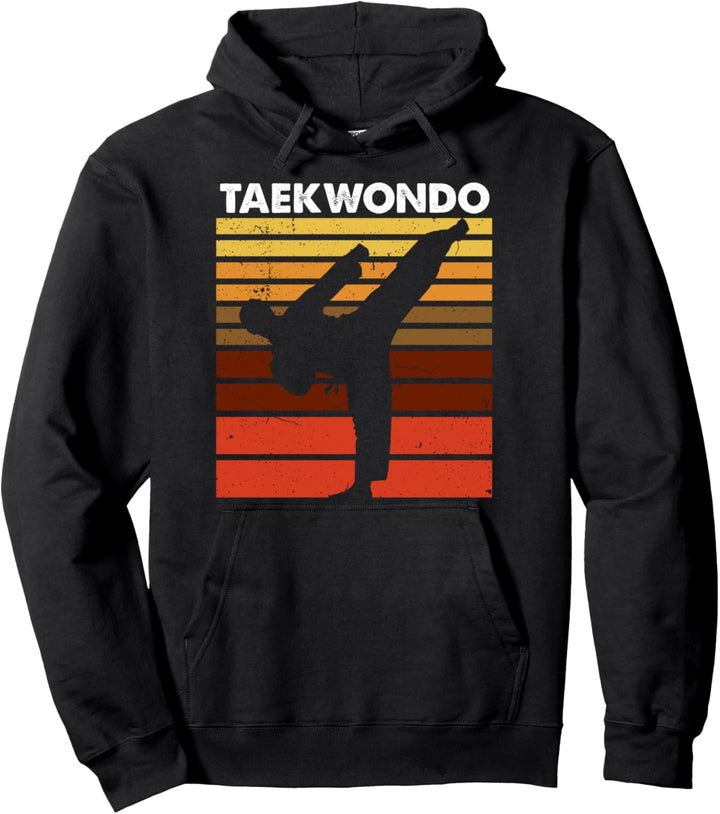 Taekwondo Sport Retro Vintage Koreanische Kampfkunst Mar Pullover Hoodie