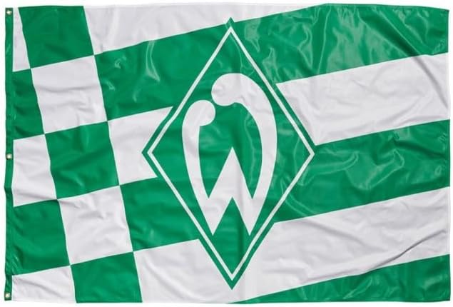 Werder Bremen SVW Hissfahne 180 x 120 cm, grün, Stück