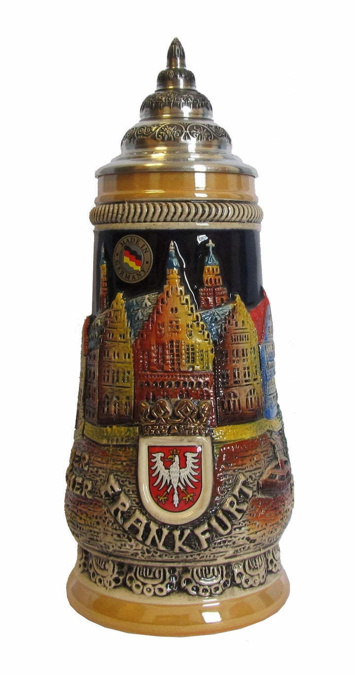 Bierkrug Frankfurt Reliefseidel 0,5 Liter Bierseidel KI 305 0,5L Frankfurt