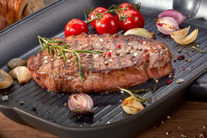 ZWILLING Shine Aluminium-Bratpfanne, 28 cm, Rechteckig, Mit Antihaftbeschichtung, Schwarz