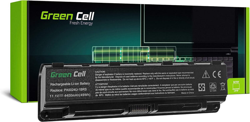 Green Cell Laptop Akku Toshiba PA5024U-1BRS PABAS259 PABAS260 Akku für Toshiba Satellite C850 C850D