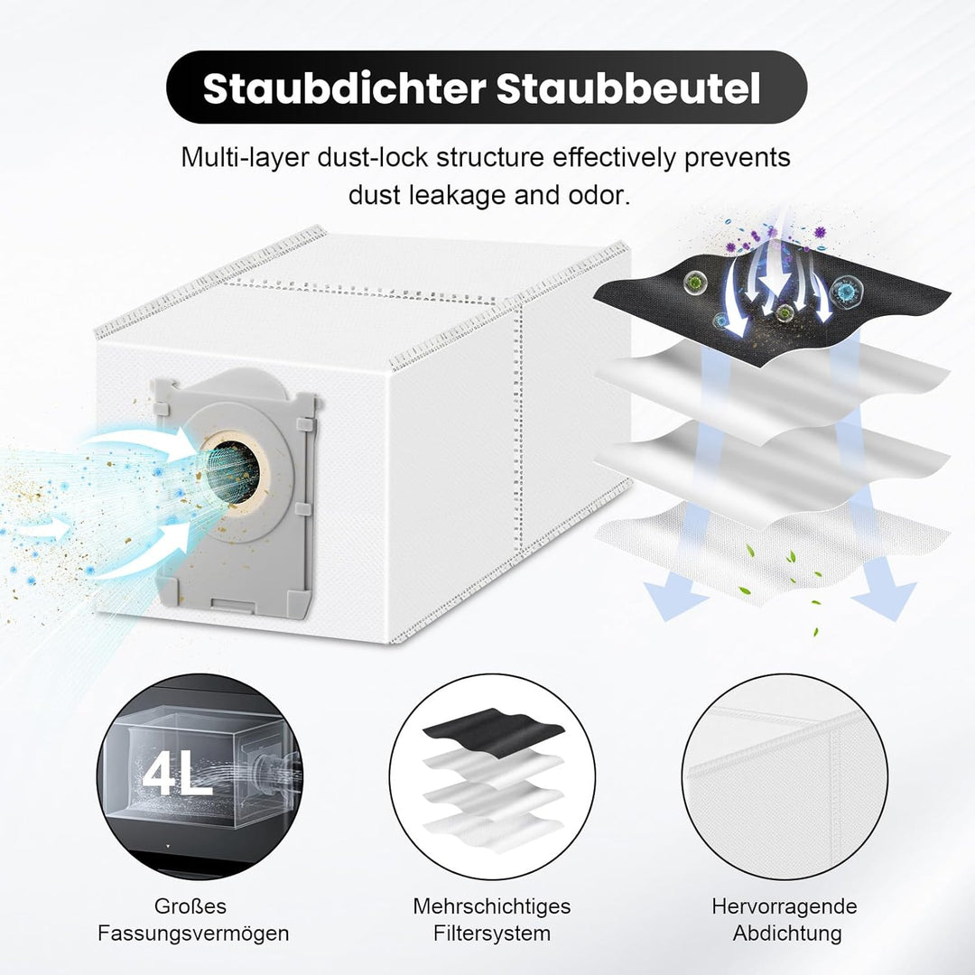 31 Stück Zubehör für ECOVACS DEEBOT T50 PRO Omni Gen2 /T50 PRO Omni / T50 Omni Saugroboter, Ersatzte