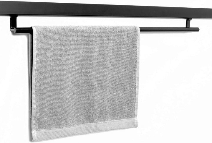 Kesseböhmer Linero style Tuchleiste schwarz 571 x 38 x 45 mm zum Einhängen von SOTECH, Tuchleiste Sc