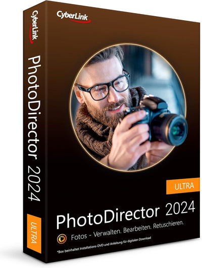CyberLink PhotoDirector 2024 Ultra | Leistungsstarkes Bildbearbeitungsprogramm | Komplettes Fotostud