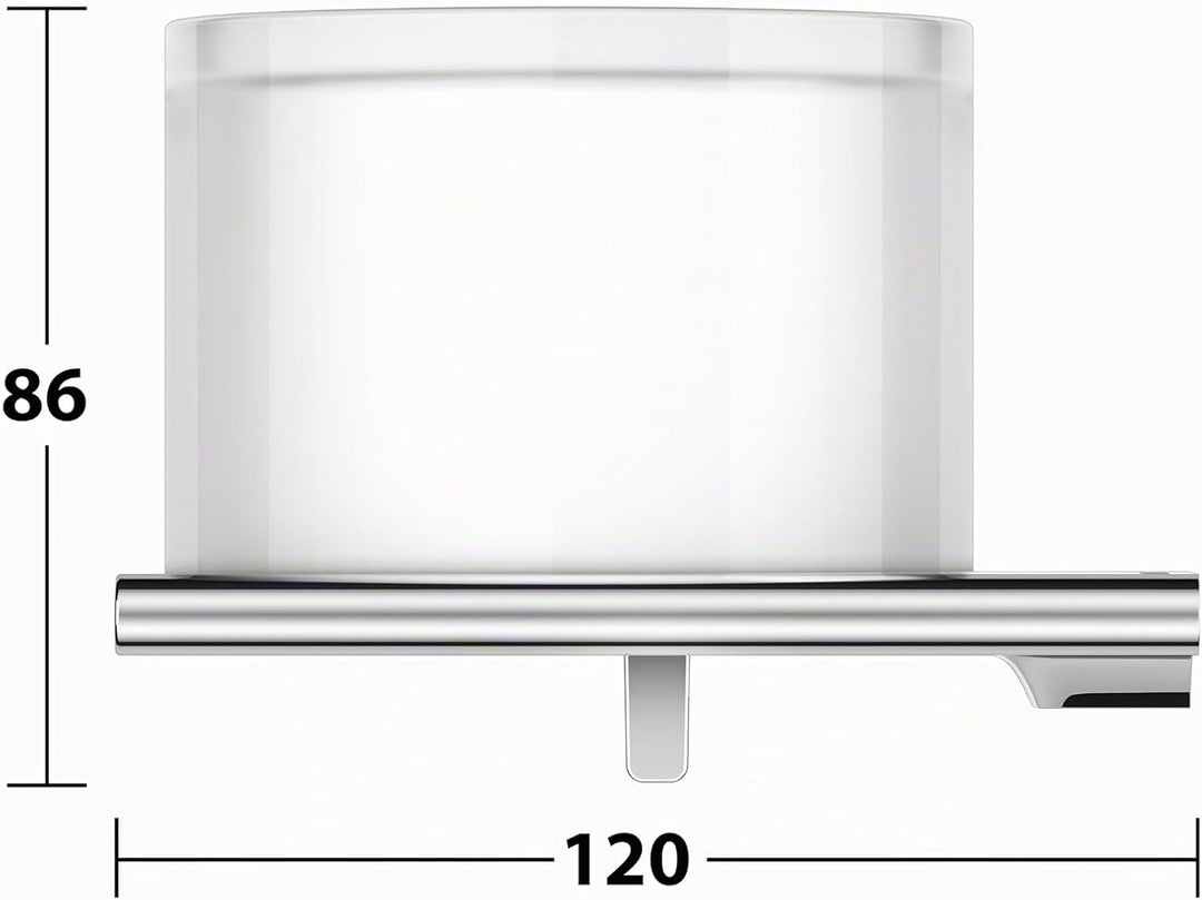 KEUCO Lotion-Spender Metall verchromt und Kristall-Glas, Inhalt nachfüllbar ca. 150ml, Seifenspender