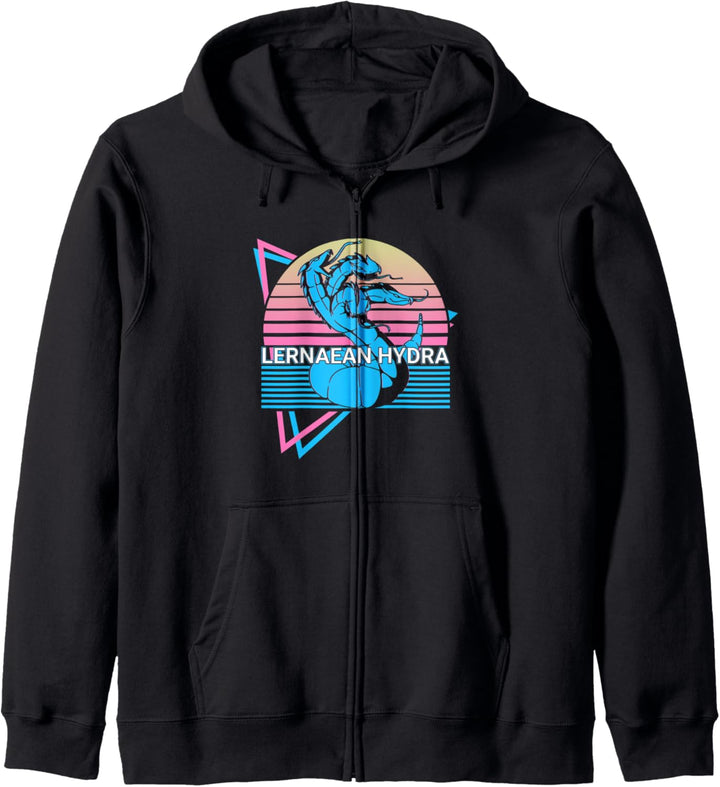 Lernaean Hydra Mythical Creature griechische Mythologie Retro Kapuzenjacke