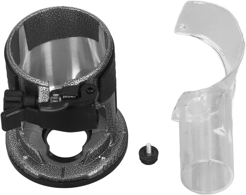 Trimmmaschinenbasis, Tauchfräserbasis aus Aluminiumlegierung Trimmmaschinenbasis mit Schwarzem und T