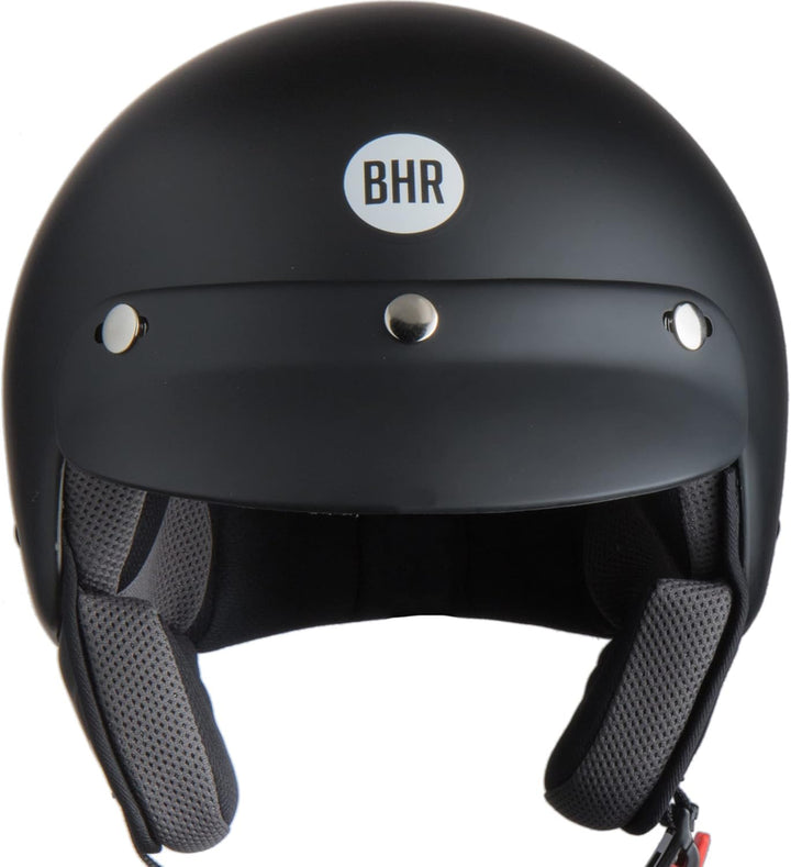 BHR Demi-Jet Helm 803 Simply, Praktischer Rollerhelm mit ECE-Zulassung, Motorrad-Jet-Helm mit abnehm