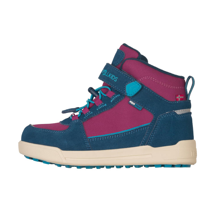 Trollkids Kids Gryllefjord Mid Cut 28 EU Bright Berry, 28 EU Bright Berry