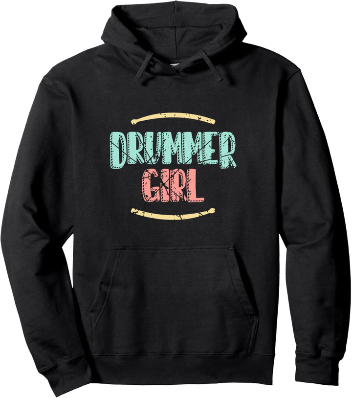 Schlagzeug Girl Drum Set Drumsticks Schlagzeug Mädchen Pullover Hoodie