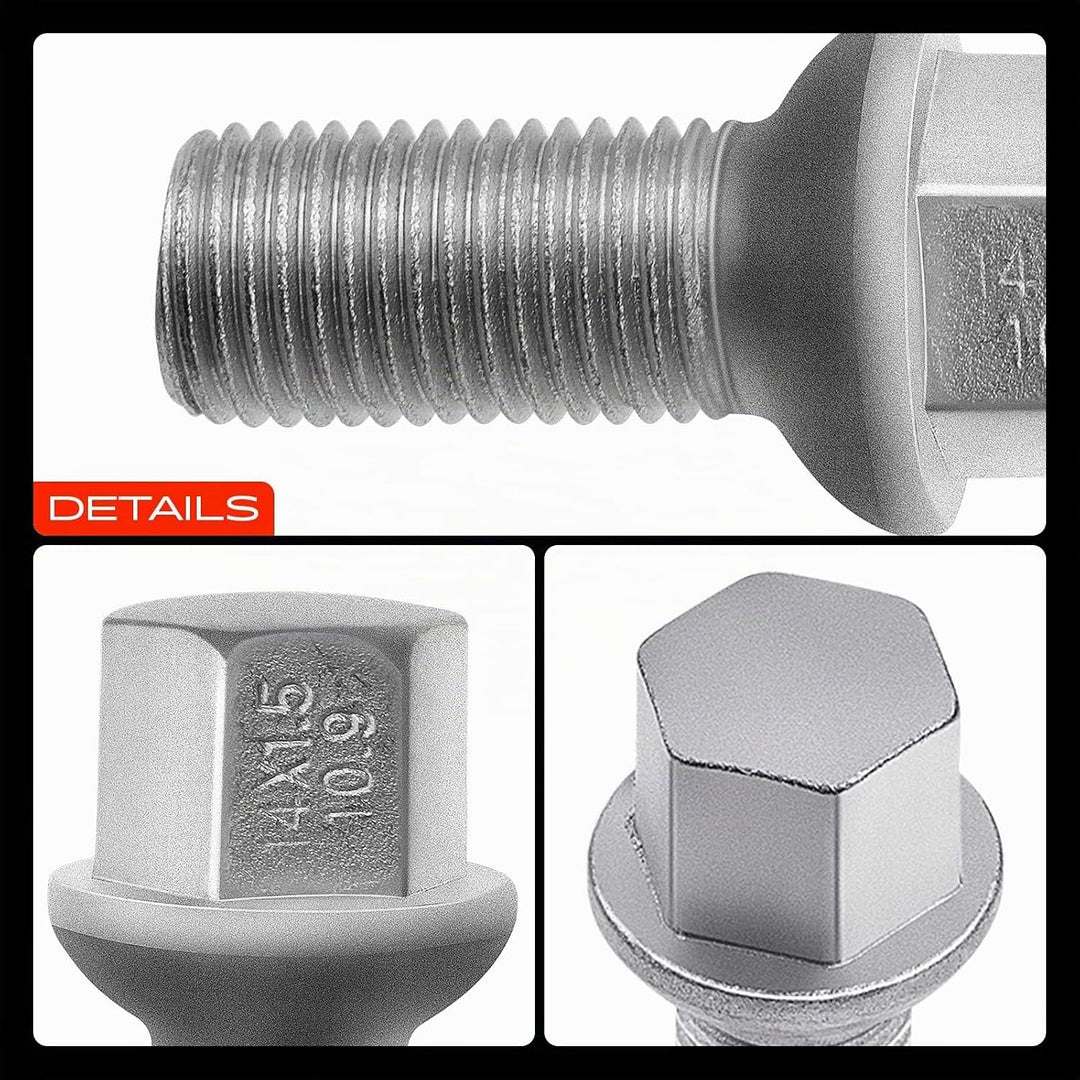 Frankberg 20x Radbolzen Radschraube Kompatibel mit A,B,C,E,M,S,R,GL,GLA,GLK-Klasse CLA CLK CLS 1998-