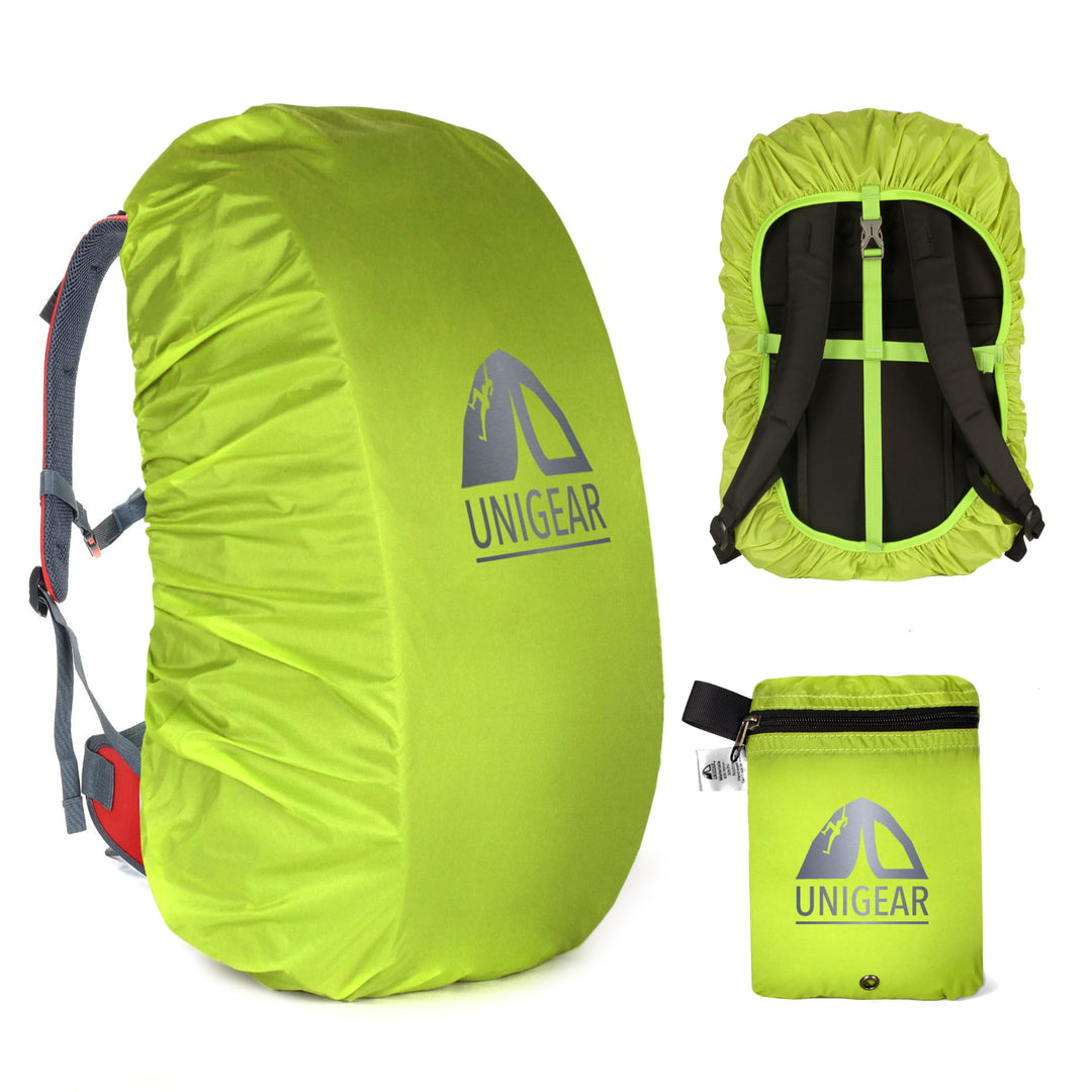 Unigear Regenschutz für Rucksäcke Schulranzen mit Reflektor, wasserdichte Regenhülle Rucksack Cover