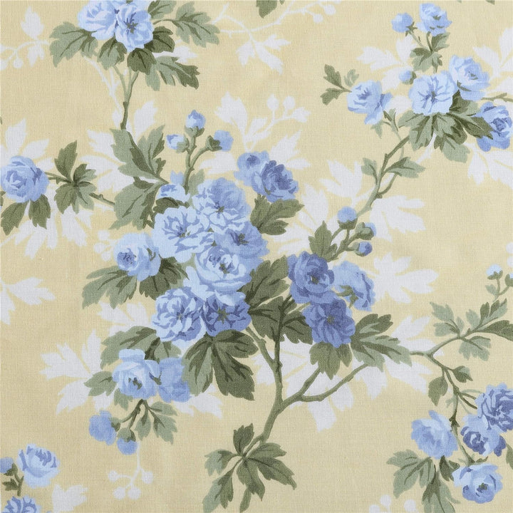 Laura Ashley - Volant aus Baumwolle, stilvolle und leichte Fensterbehandlung für Heimdekoration (Cas