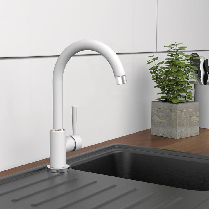 SCHÜTTE 79136 CORNWALL Spültischarmatur, Wasserhahn Küche, Energiesparfunktion, 360° schwenkbar, ide